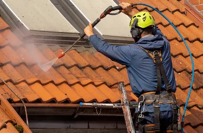 Démoussage et hydrofuge de toiture à Gizaucourt